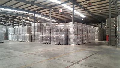 Área de embalaje y almacenamiento