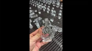 Botellas de vidrio con forma de hoja de arce