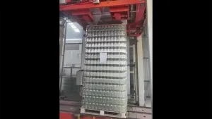 Fabricación y envasado de botellas de vidrio