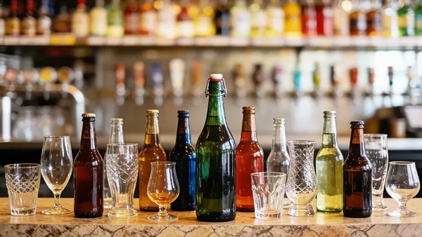 Botellas de vidrio para cerveza
