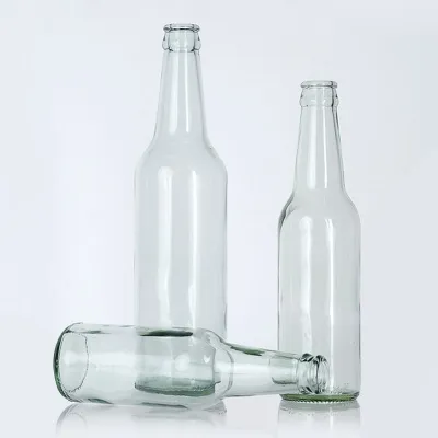 Botellas de cerveza de vidrio transparente (330ml / 500ml)