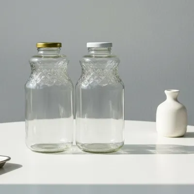 Estilos disponibles de botellas de vidrio para bebidas