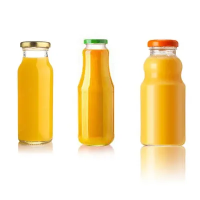 Estilos disponibles de botellas de vidrio para bebidas