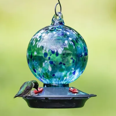 Comederos para aves de vidrio