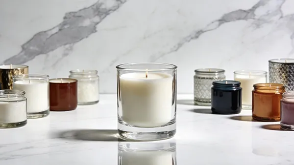 Envases de vidrio para velas