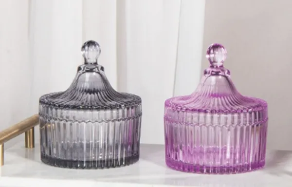 Frascos de vidrio para velas