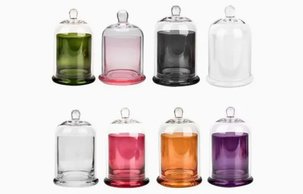 Frascos de vidrio para velas