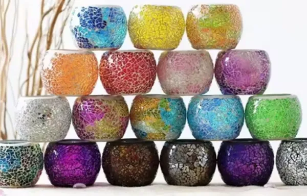 Frascos de vidrio para velas