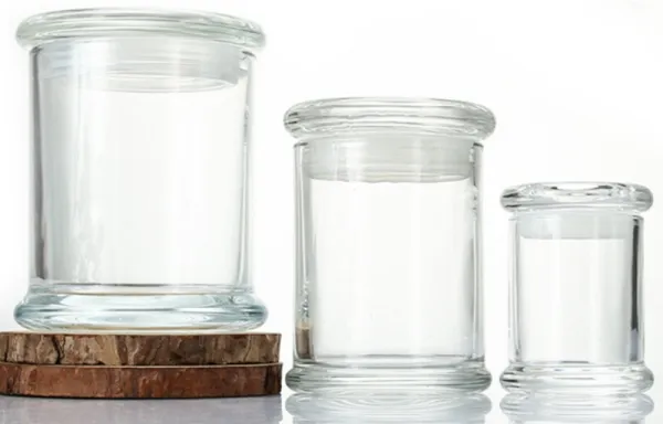 Frascos de vidrio para velas