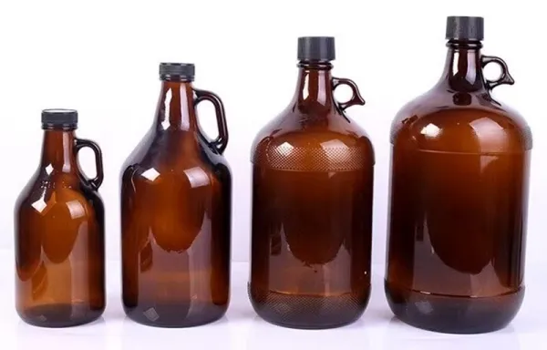 Botellas de vidrio para productos químicos