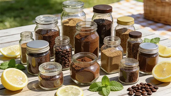 Frascos de vidrio para café