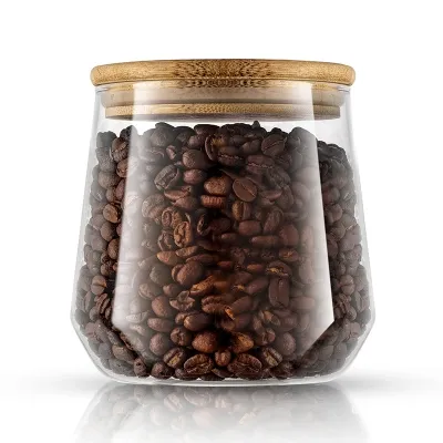 Frascos de café de vidrio de borosilicato resistentes al calor