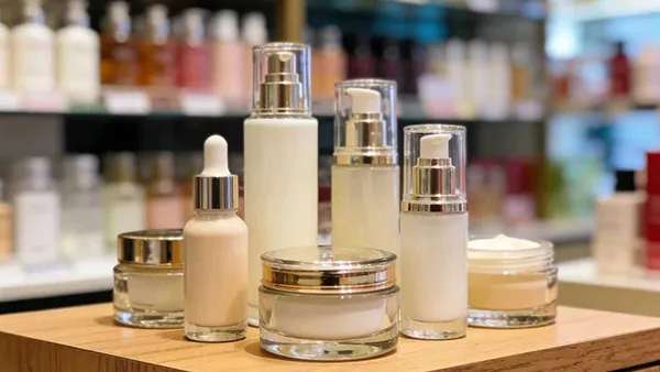 Envases cosméticos de vidrio y frascos para maquillaje