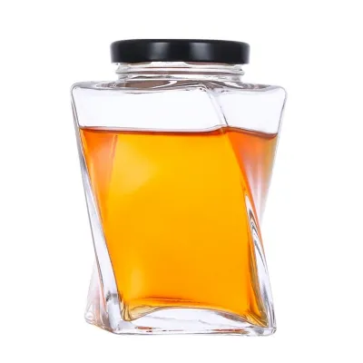 Estilos de frascos de vidrio para miel disponibles