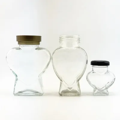 Estilos de frascos de vidrio para miel disponibles