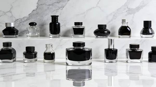 Botellas de vidrio para tinta