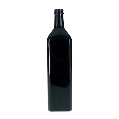 Botellas de vidrio negro para aceite de oliva (250ml / 500ml / 750ml / 1000ml)