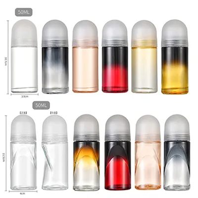Estilos de frascos de vidrio roll-on disponibles