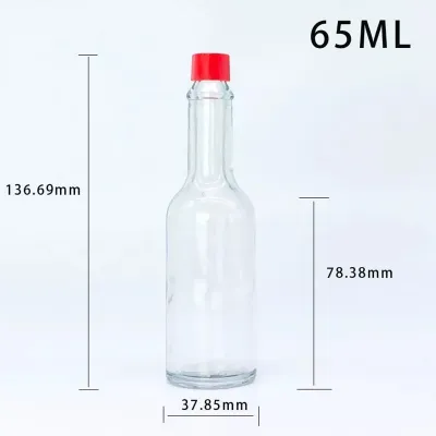 Estilos de botellas de vidrio para salsas disponibles
