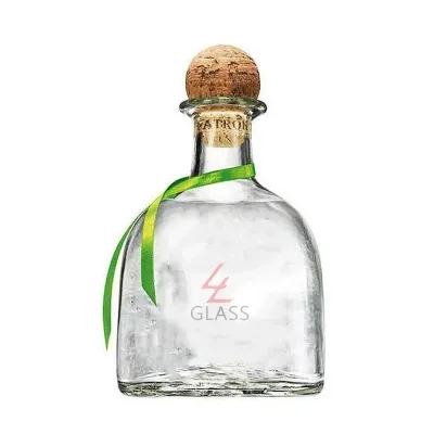 Botellas de vidrio para bebidas espirituosas de diseño personalizado (375ml)