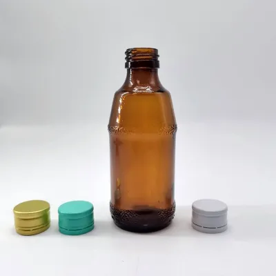 Botellas de vidrio para jarabe