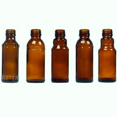 Botellas de vidrio para jarabe