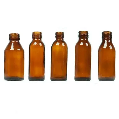 Botellas de vidrio para jarabe