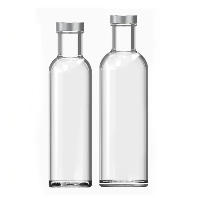 Estilos de botellas de agua de vidrio disponibles