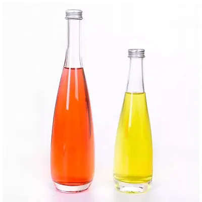 Estilos de botellas de agua de vidrio disponibles