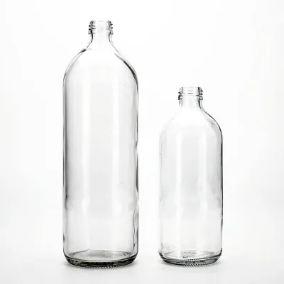 Estilos de botellas de agua de vidrio disponibles