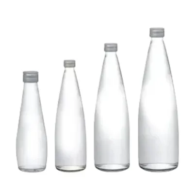 Estilos de botellas de agua de vidrio disponibles