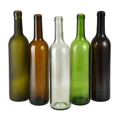 Botellas de vidrio para vino en varios colores (500ml / 750ml)