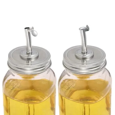 Aceitera de acero inoxidable
