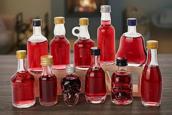 Minibotellas de vidrio para licor