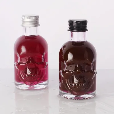 Minibotellas de vidrio para licores de diseño personalizado (50ml)