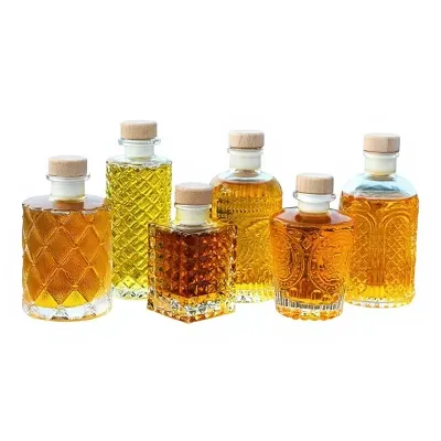 50ml a 100ml — tapón de corcho / tapón de vidrio